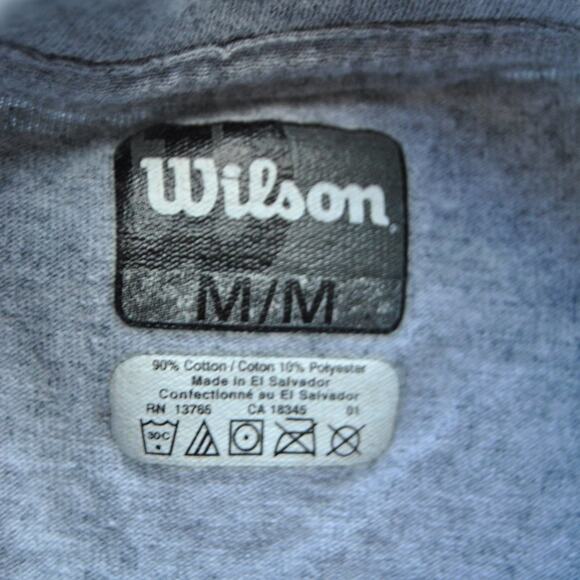 Wilson Medium Vintage Gray Short Sleeve Shirt - Picture 3 of 5